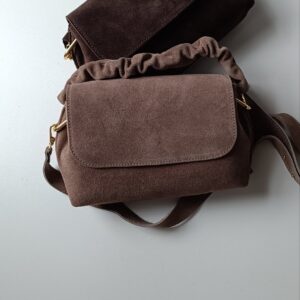 Torebka Clelia zamsz Mocca