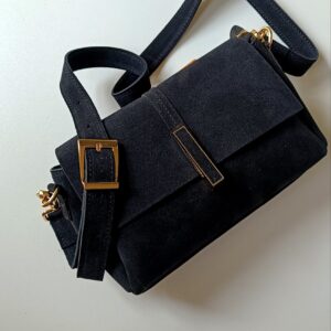 Luigi zamsz black