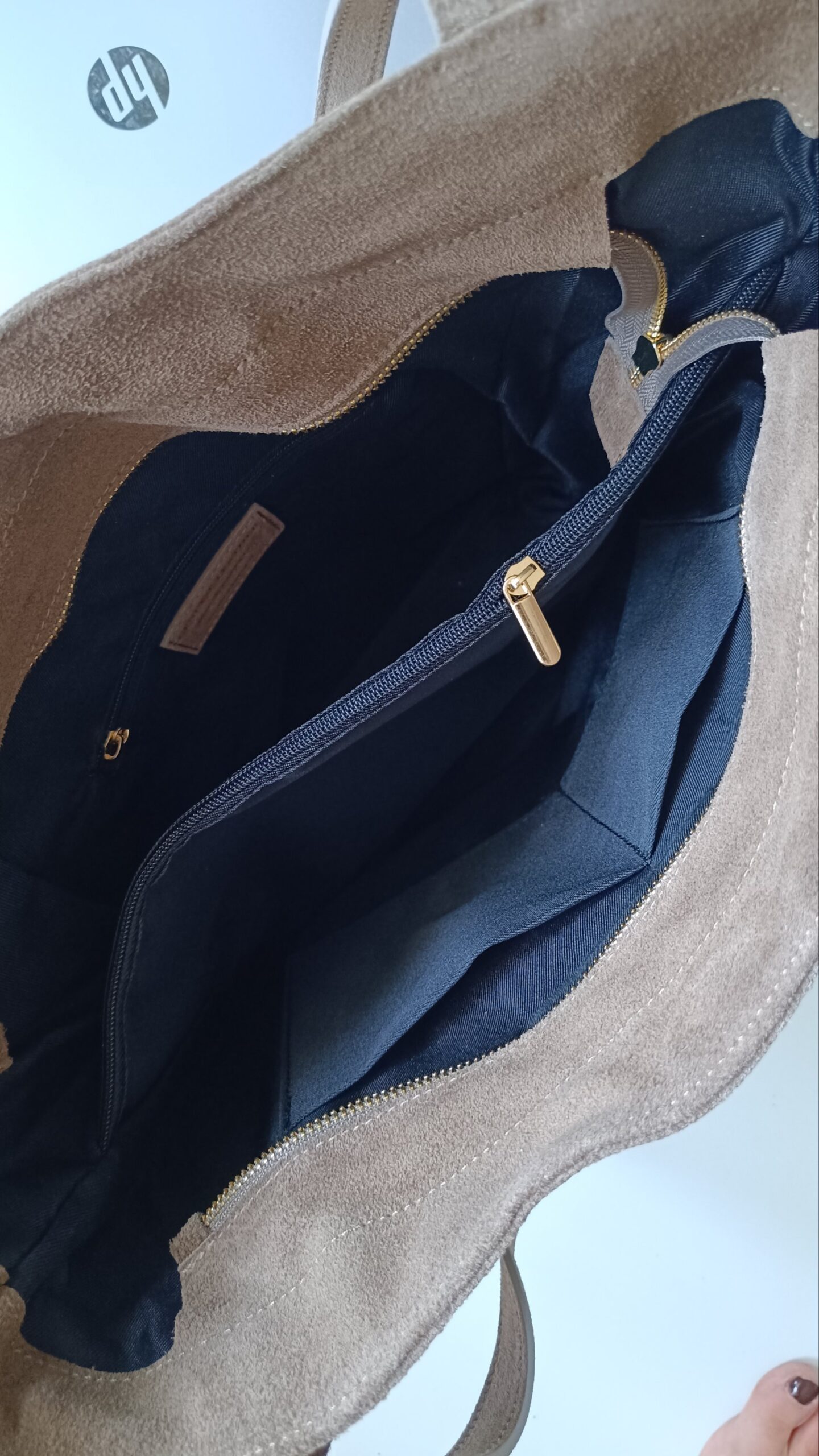 Torebka shopperka Alaska taupe - obrazek 6
