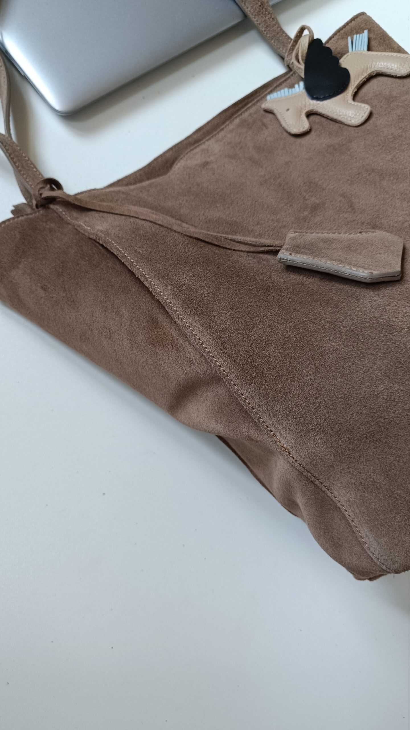 Torebka shopperka Alaska taupe - obrazek 5