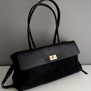 Torebka Charlotte zamsz black