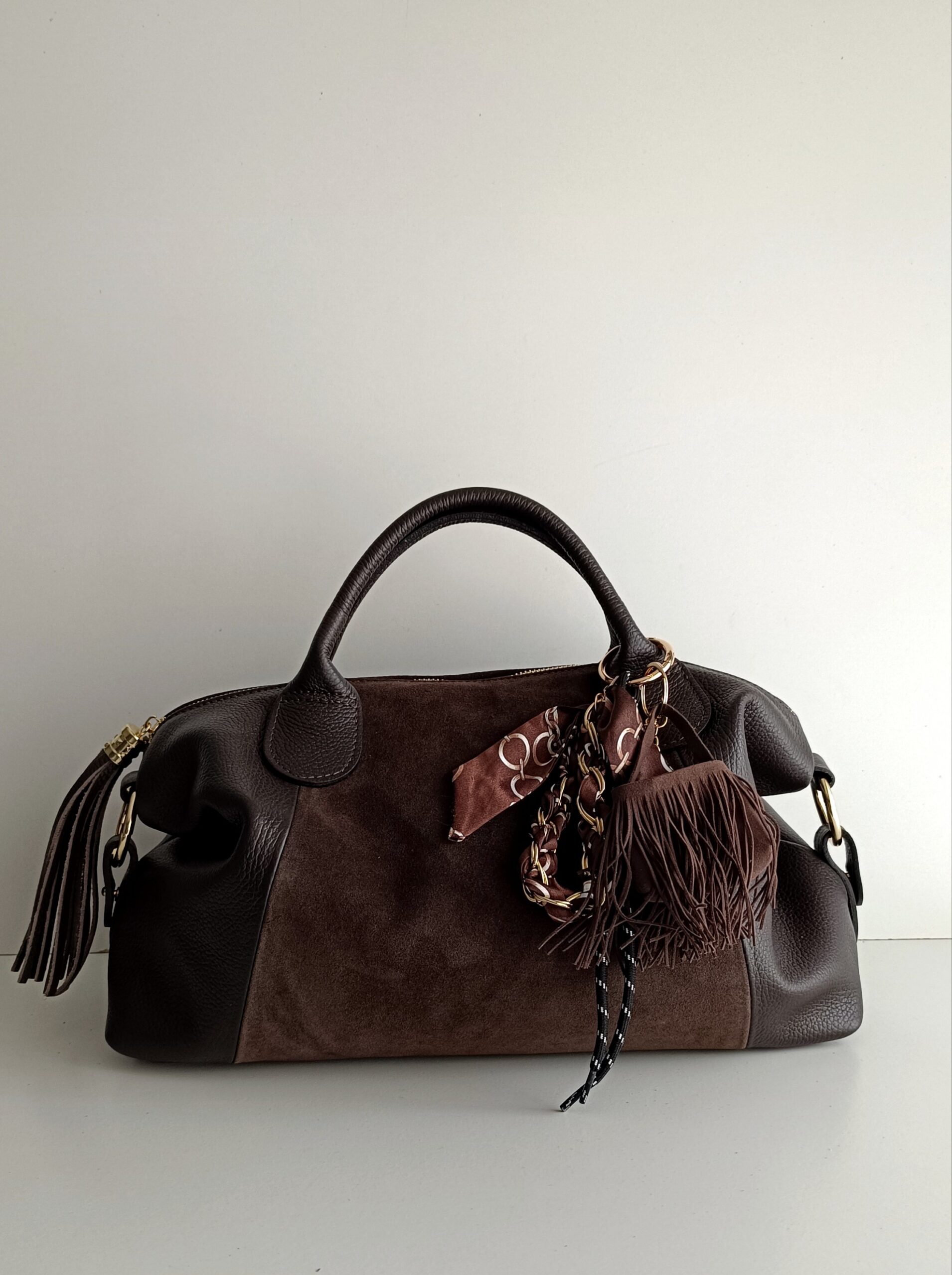 Torebka shopperka Dalila chocolate - obrazek 9