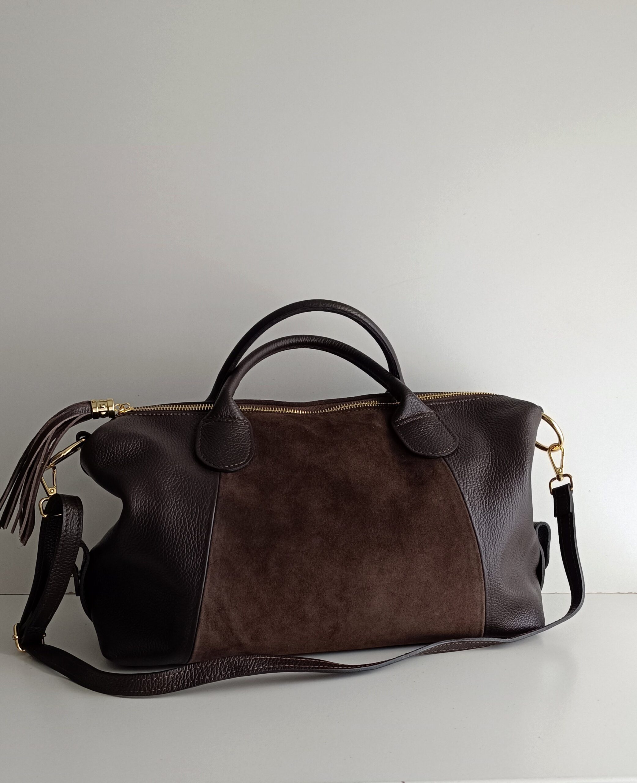 Torebka shopperka Dalila chocolate - obrazek 5