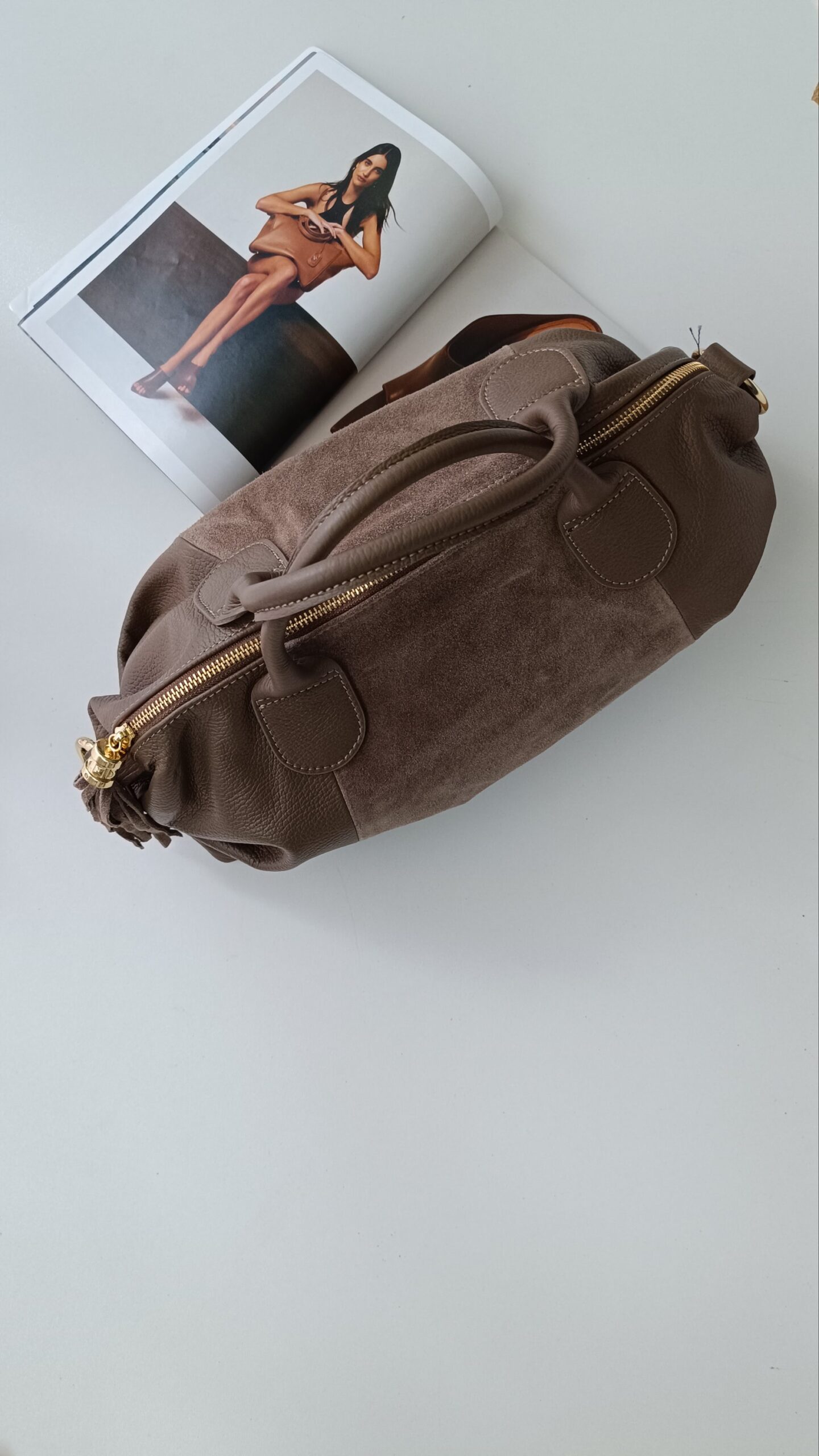 Torebka shopperka Dalila taupe - obrazek 2