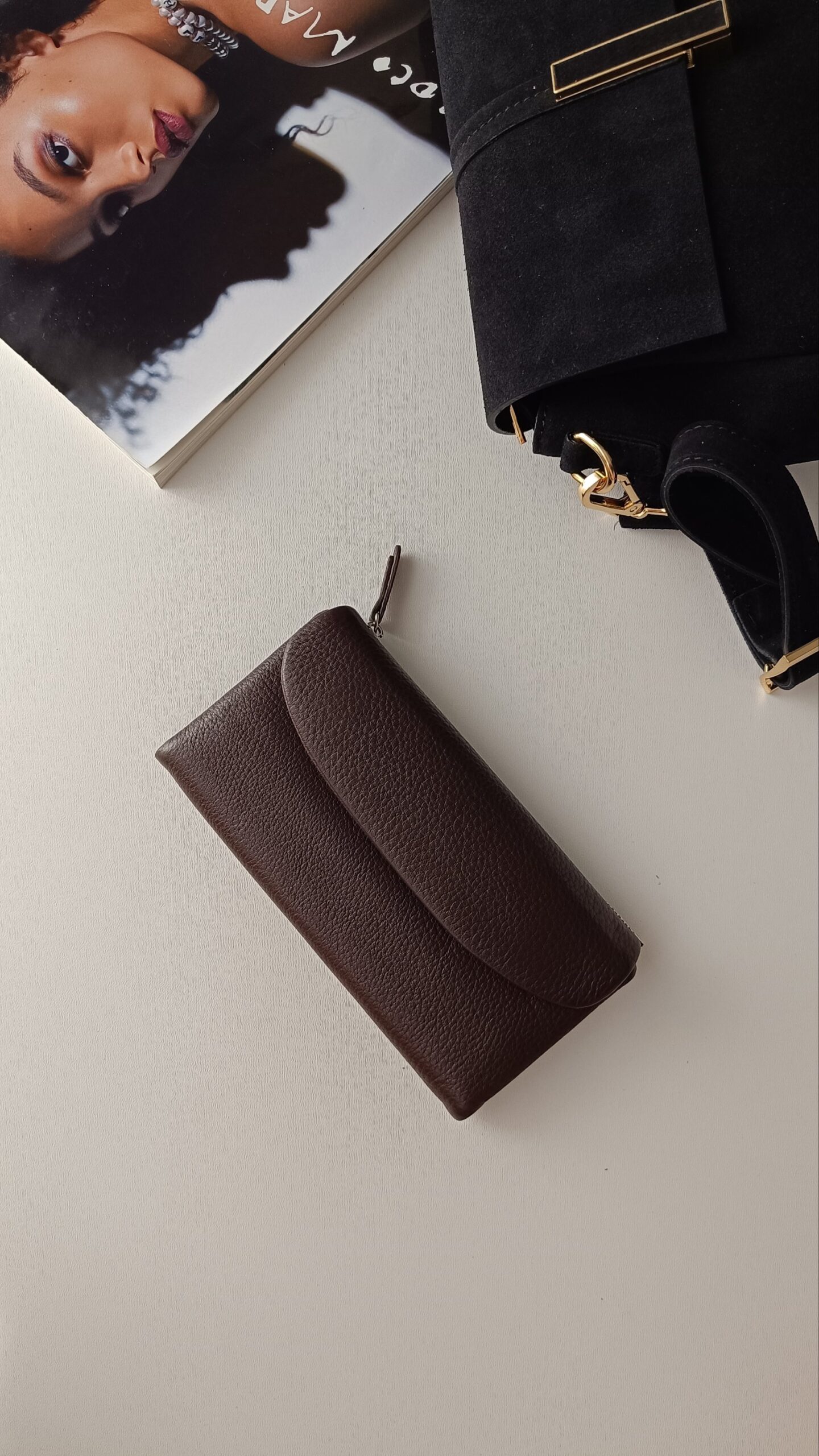 Portfel Lilia chocolate