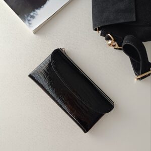 Portfel Lilia croco black