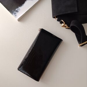 Portfel Lilia croco black