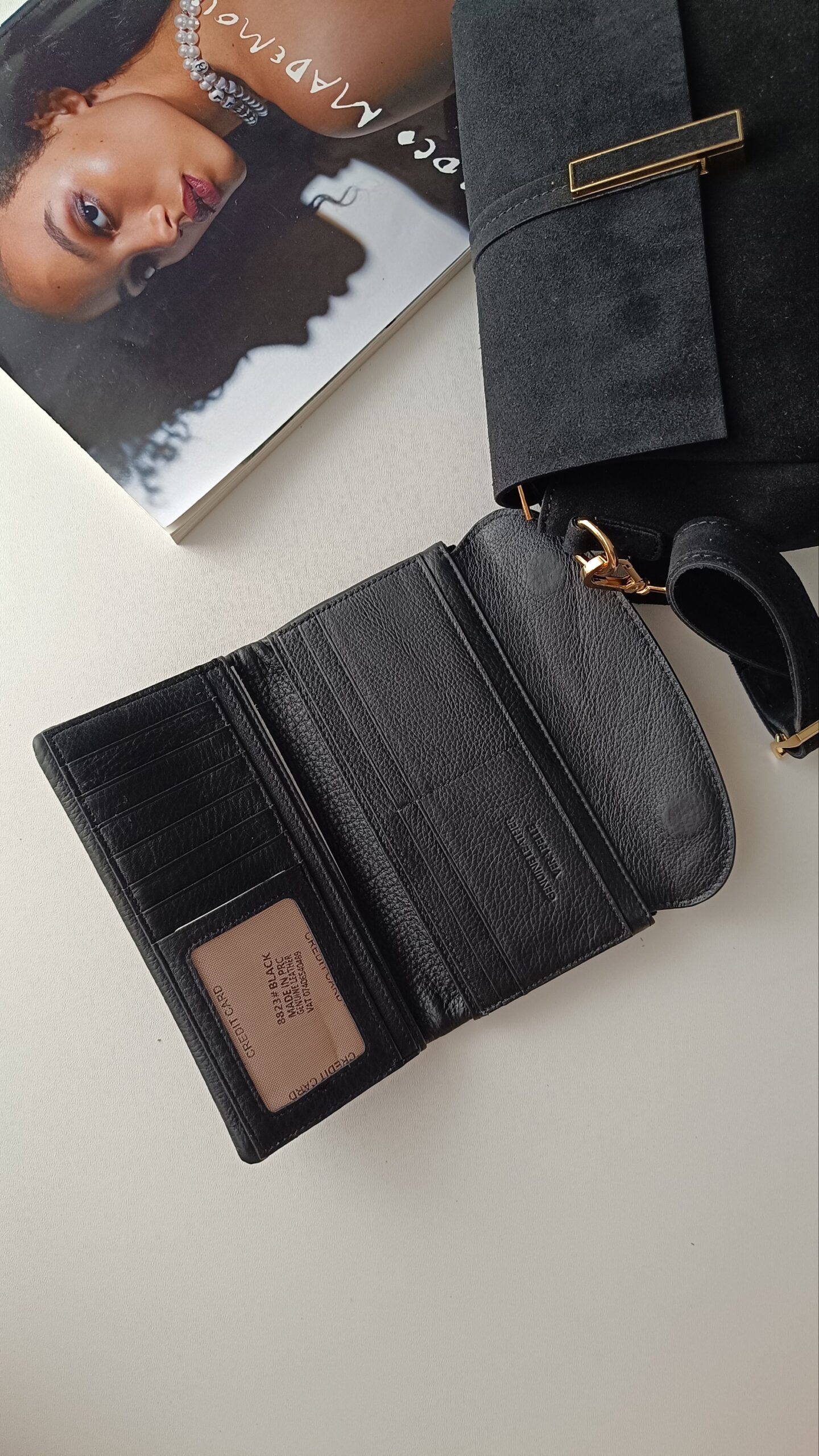 Portfel Lilia croco black - obrazek 3