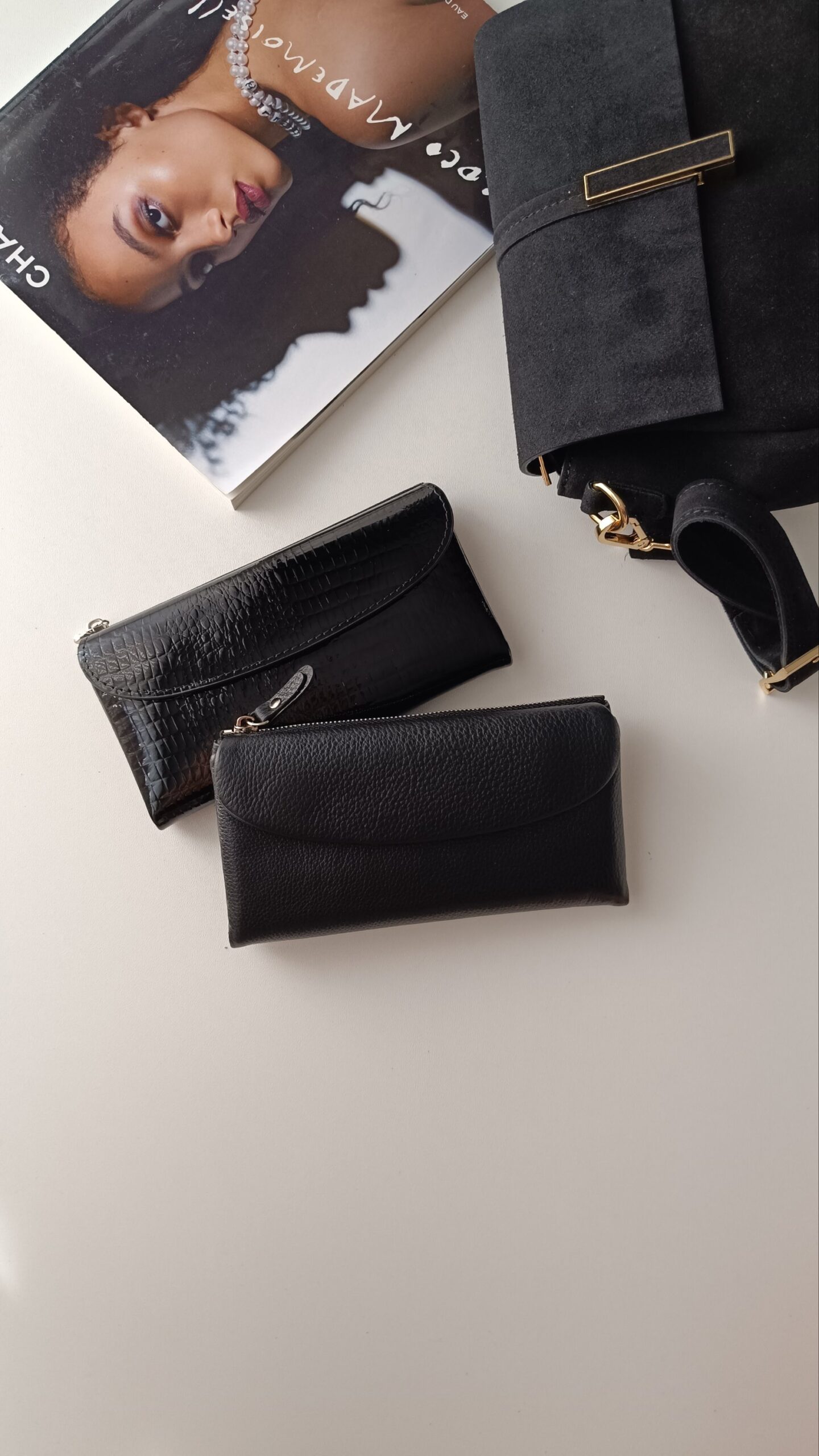 Portfel Lilia croco black - obrazek 4