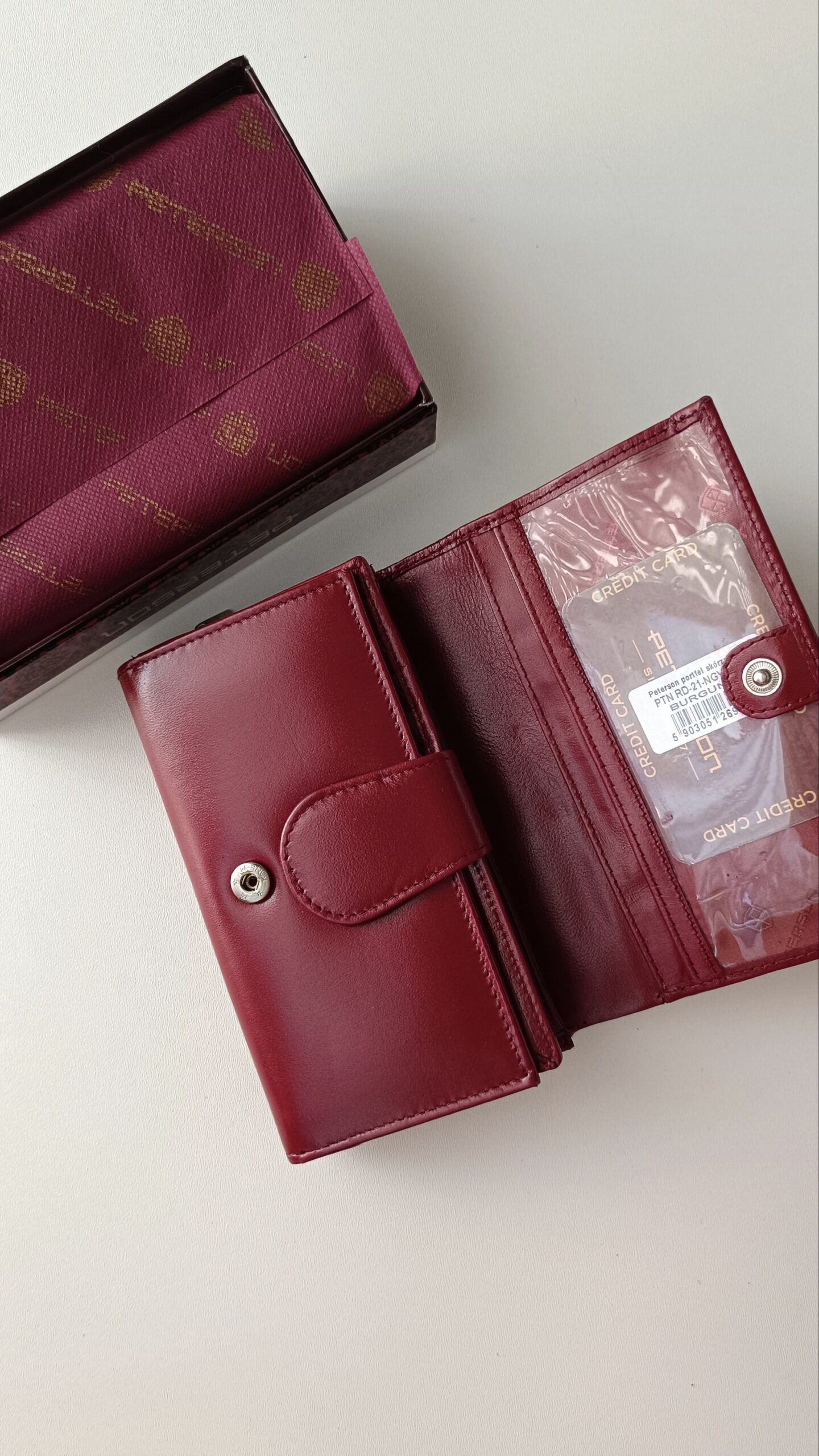 Portfel Peterson dark red - obrazek 3