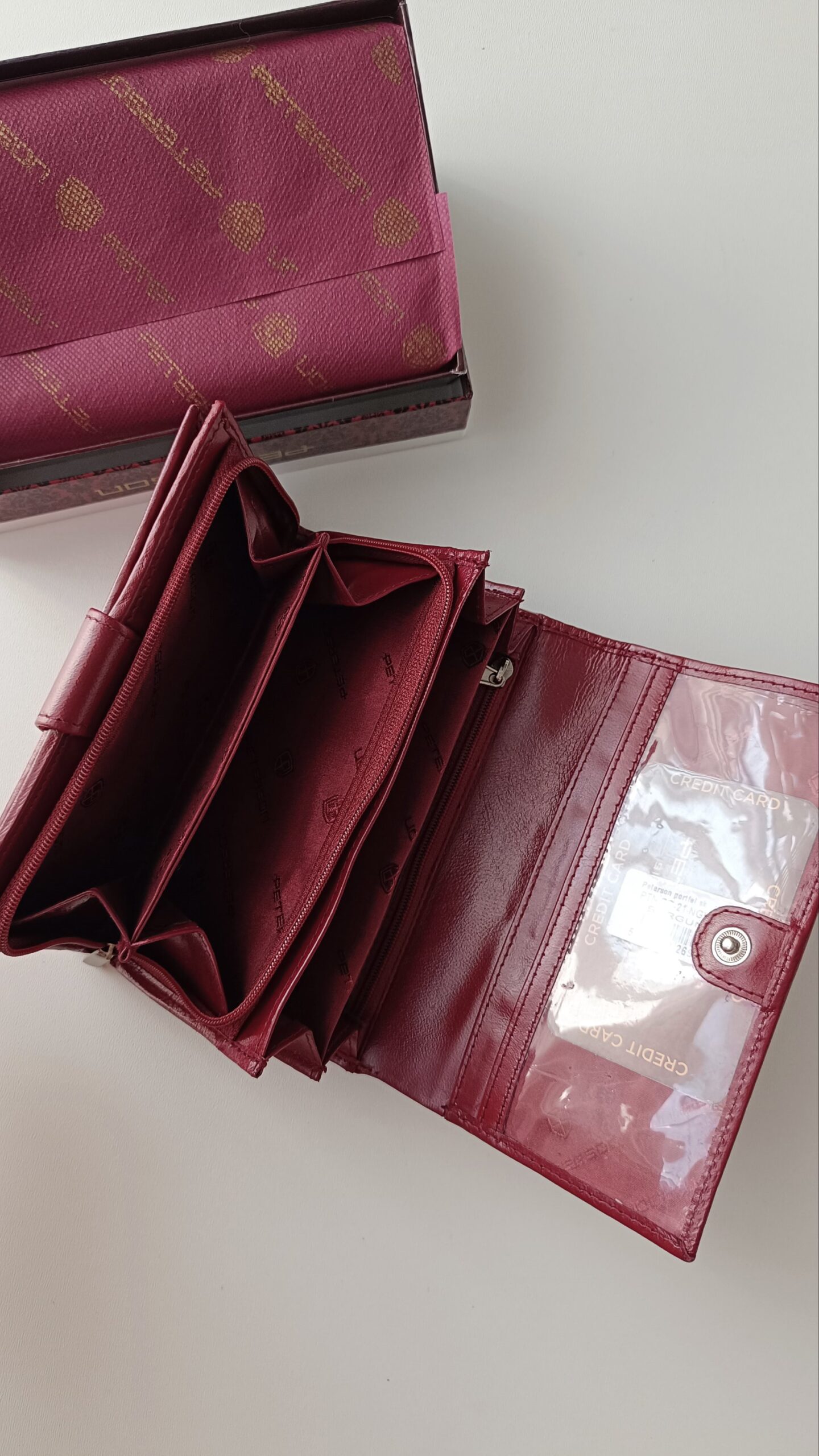 Portfel Peterson dark red - obrazek 4