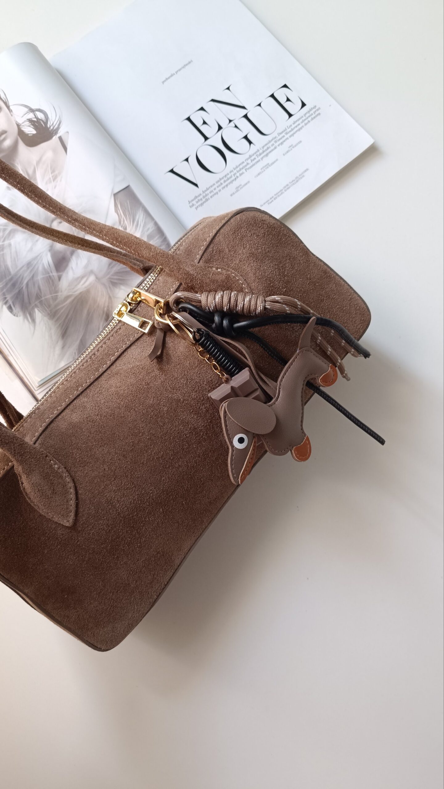 Brelok jamniczek mocca - obrazek 3