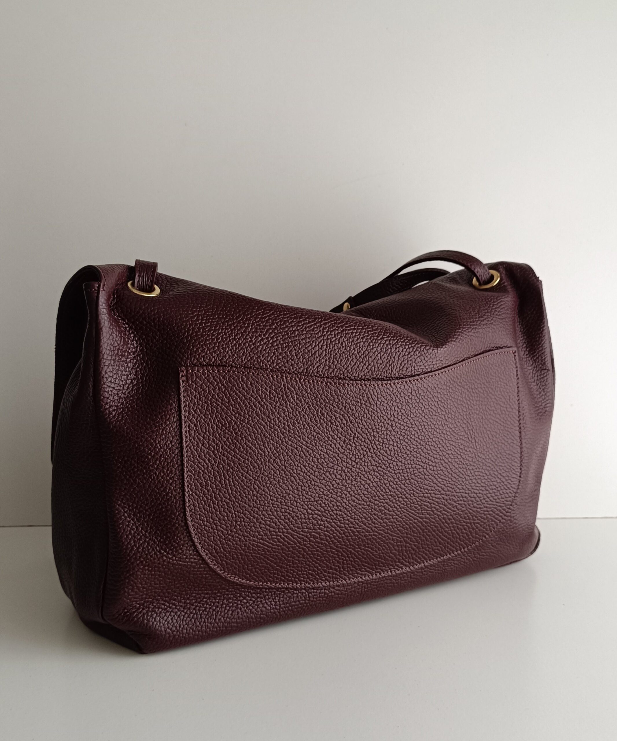 Torebka shopperka Chelsea wino - obrazek 6