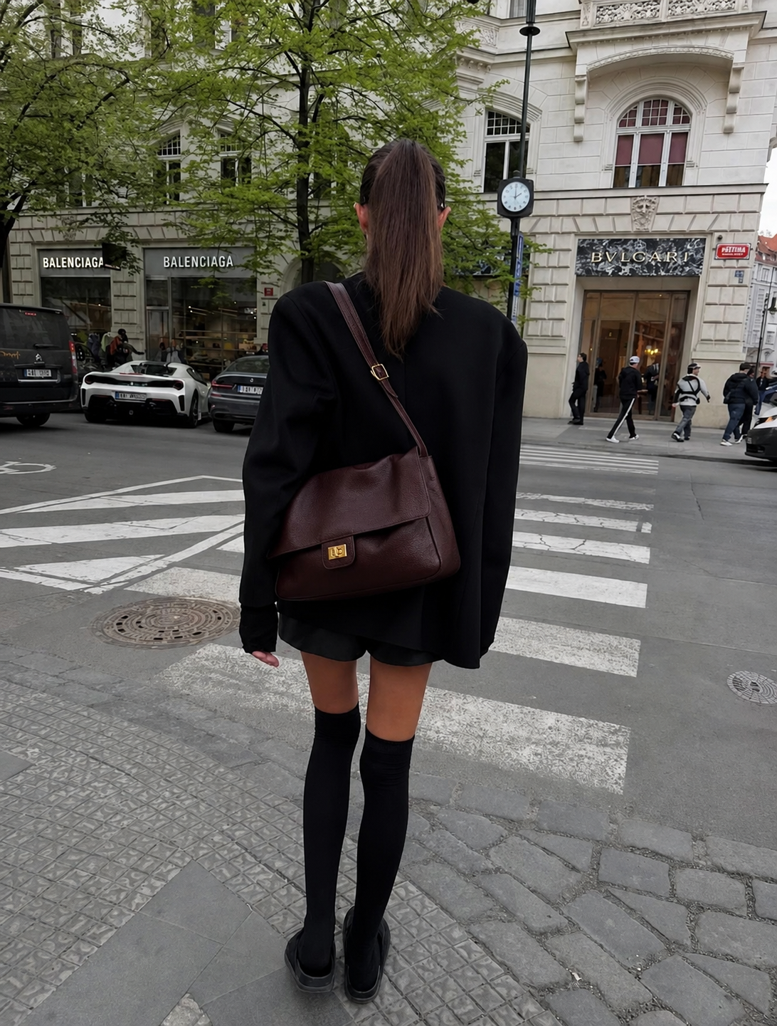 Torebka shopperka Chelsea wino - obrazek 2